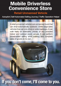 Retail Driverless Convenience Store